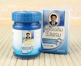 Тайский бальзам синий Blue Balm Wang Prom, 50 гр